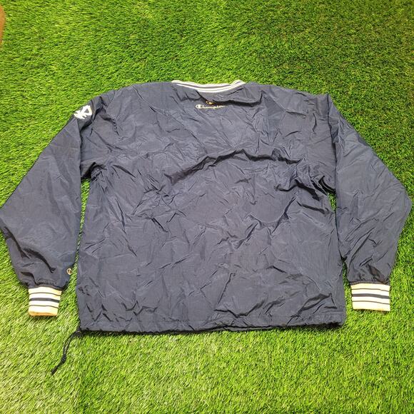 VTG 90s Champion St. Pius X Varsity Windbreaker Jacket Mens XL Oversized V-Neck - Picture 4 of 6